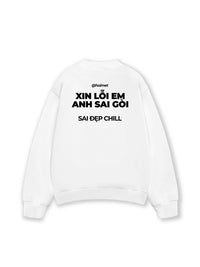 Áo Sweater Nỉ Hai Da Xin Lỗi Em