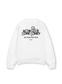 Áo Sweater Nỉ Hai Da More Love More Money