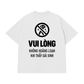Áo Thun Relaxed Fit Vui Lòng Không Hoảng Loạn Khi Thấy Gái Xinh