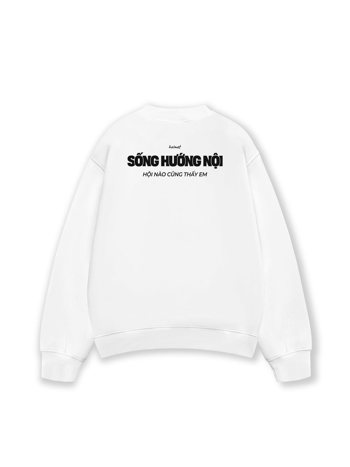 Áo Sweater Nỉ Hai Da  Sống Hướng Nội