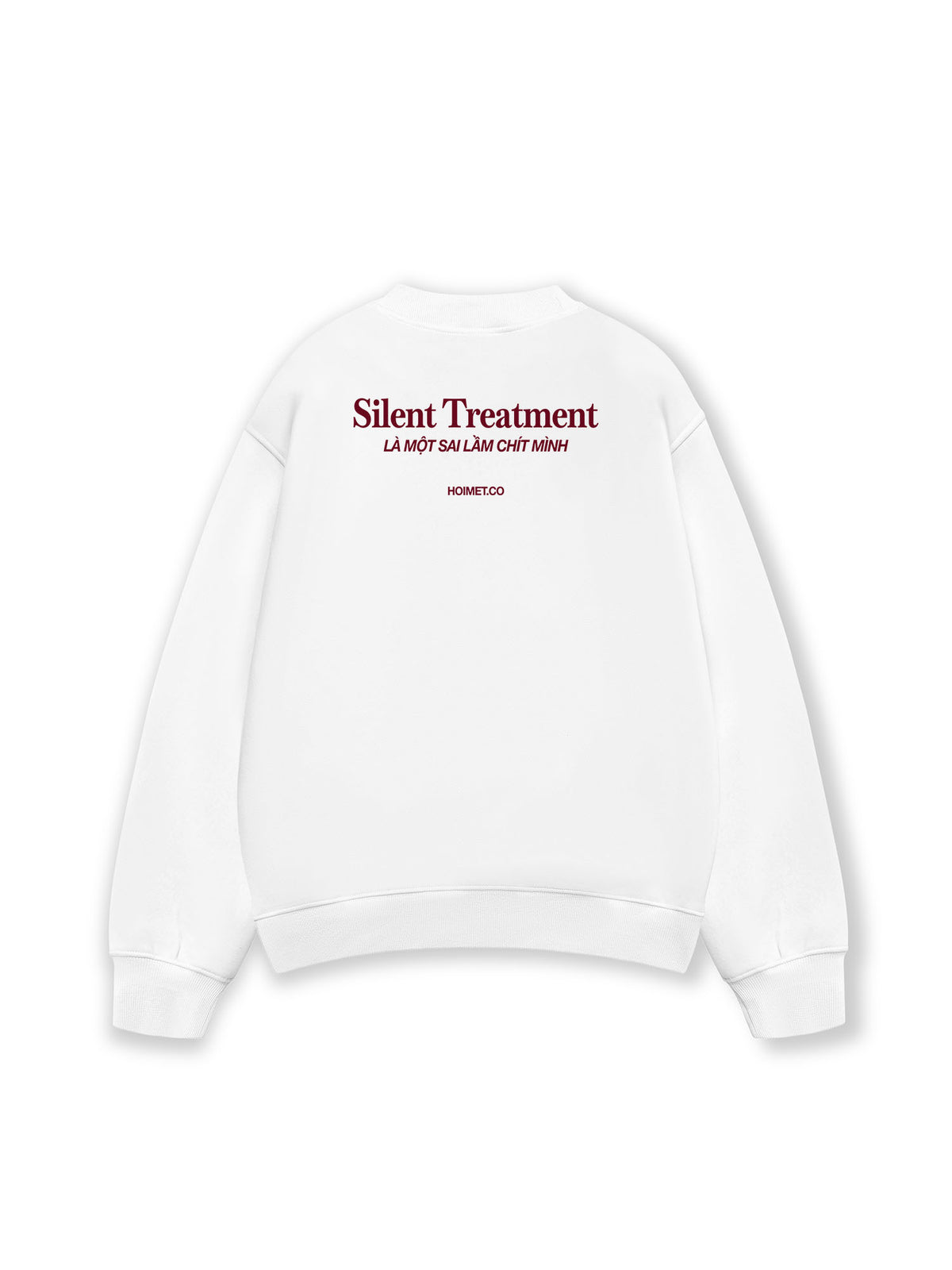 Áo Sweater Nỉ Hai Da Silent Treatment