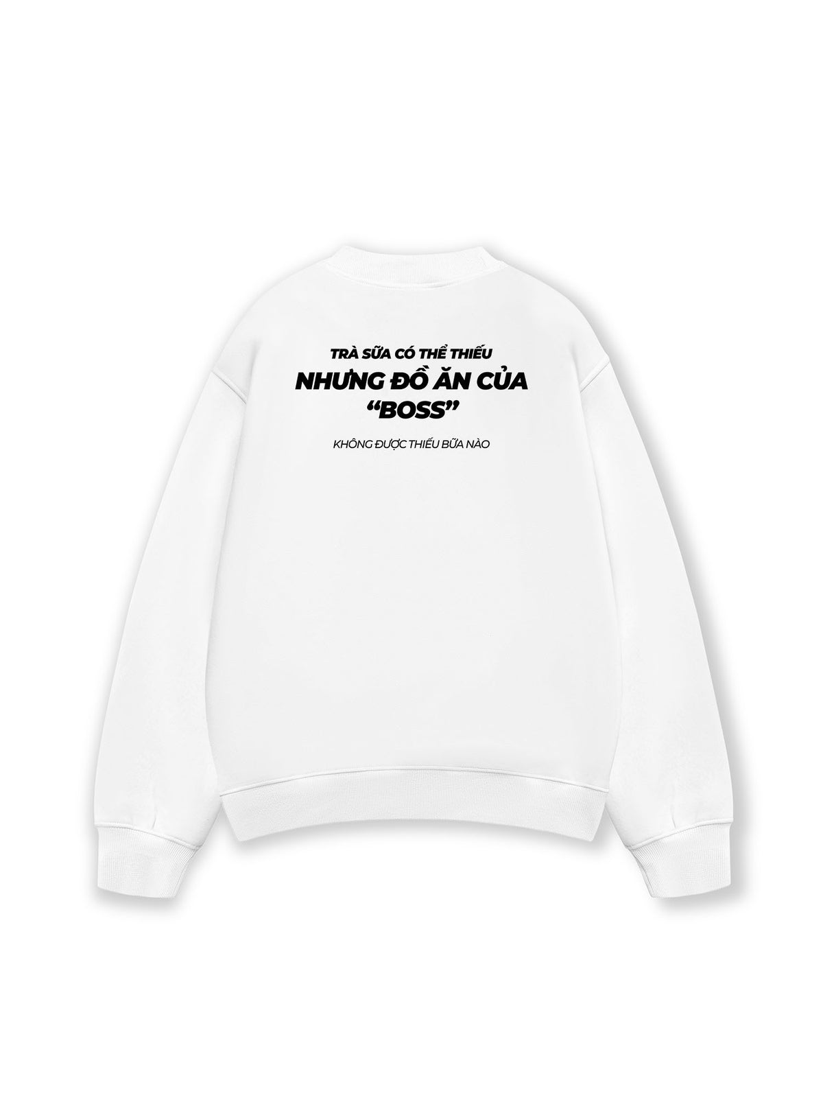Áo Sweater Nỉ Hai Da Con Sen