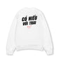 Áo Sweater Nỉ Hai Da Có Hiếu Với Trai