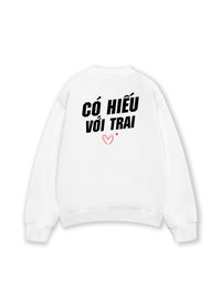 Áo Sweater Nỉ Hai Da Có Hiếu Với Trai