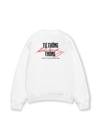 Áo Sweater Nỉ Hai Da Tư Tưởng Không Thông