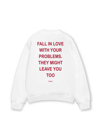 Áo Sweater Nỉ Hai Da Fall In Love With Your Problems