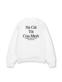 Áo Sweater Nỉ Hai Da Hạ Cái Tôi Của Mình