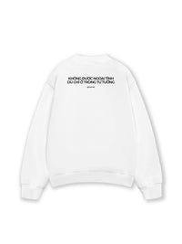Áo Sweater Nỉ Hai Da Không Được Ngoại Tình