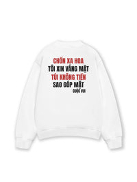 Áo Sweater Nỉ Hai Da Chốn Xa Hoa