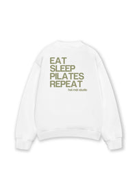 Áo Sweater Nỉ Hai Da Sleep Pilates Repeat