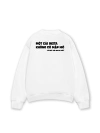 Áo Sweater Nỉ Hai Da Insta Không Có Mập Mờ