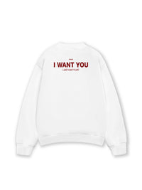 Áo Sweater Nỉ Hai Da I Want You