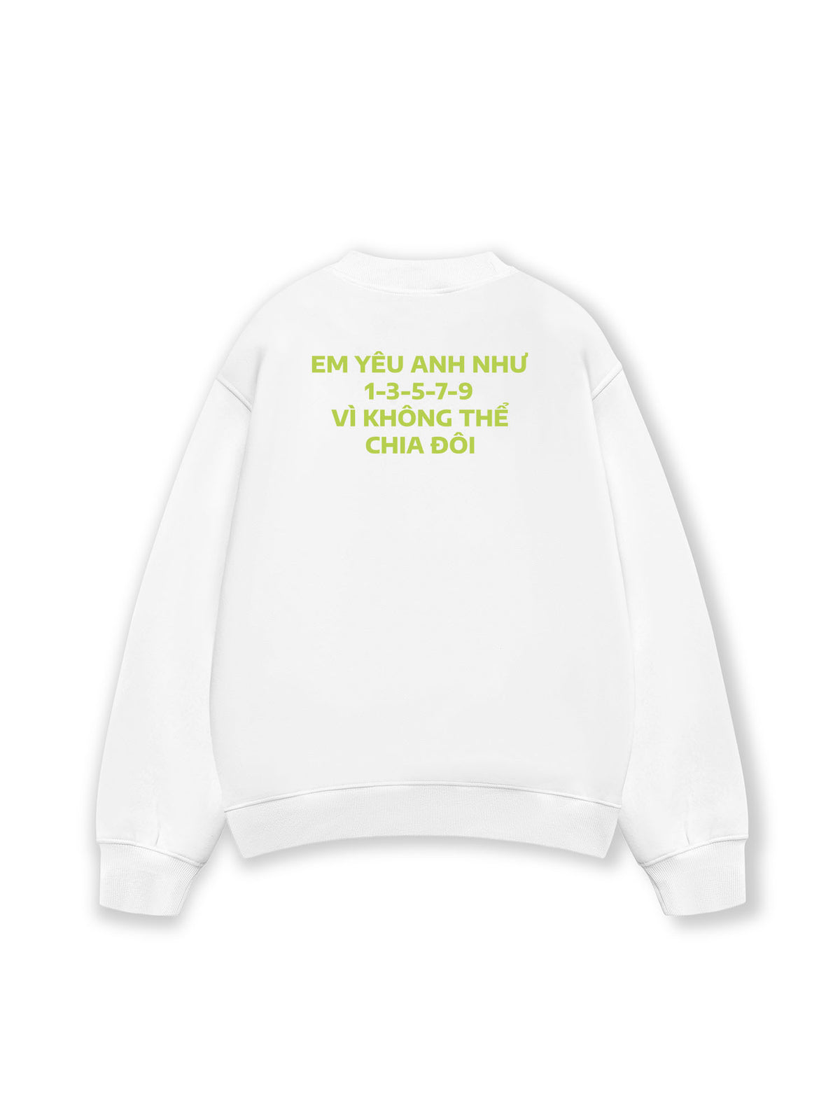 Áo Sweater Nỉ Hai Da Yêu Anh Như