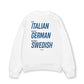 Áo Sweater Nỉ Hai Da  Eat Italian