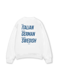 Áo Sweater Nỉ Hai Da  Eat Italian