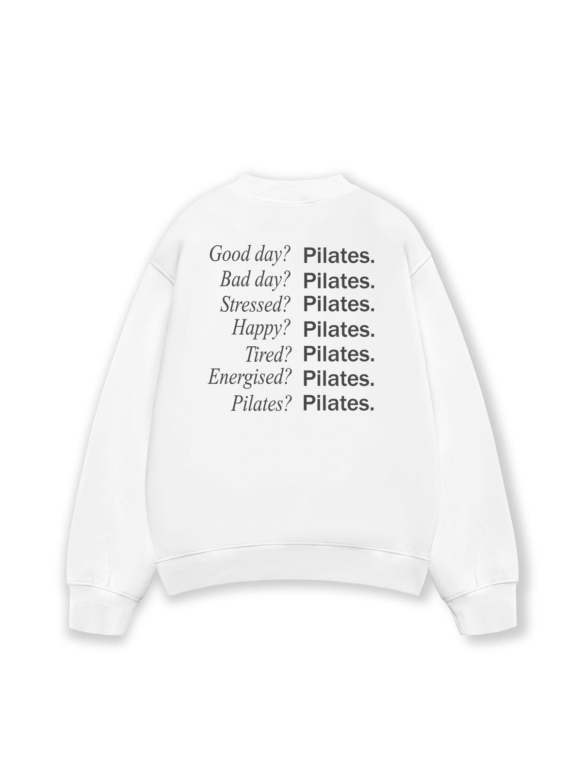 Áo Sweater Nỉ Hai Da  Pilates Hoimet