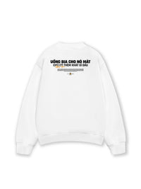 Áo Sweater Nỉ Hai Da Uống Bia Cho Mát