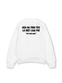 Áo Sweater Nỉ Hai Da Phí Thời Gian