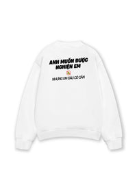 Áo Sweater Nỉ Hai Da Nghiện Em