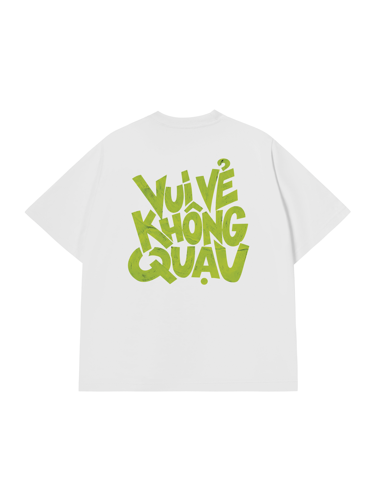Áo Thun Relaxed Fit Vui Vẻ Không Quạu