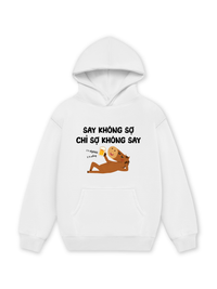 Áo Hoodie Nỉ Hai Da Say Không Sợ