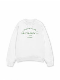 Áo Sweater Nỉ Hai Da Pilates And Matcha