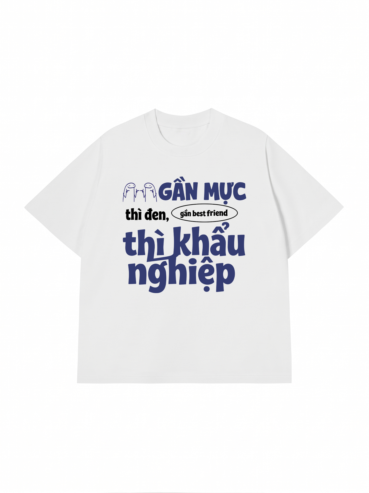 Áo Thun Relaxed Fit Gần Mực Thì Đen
