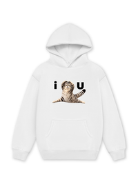 Áo Hoodie Nỉ Hai Da I Love You