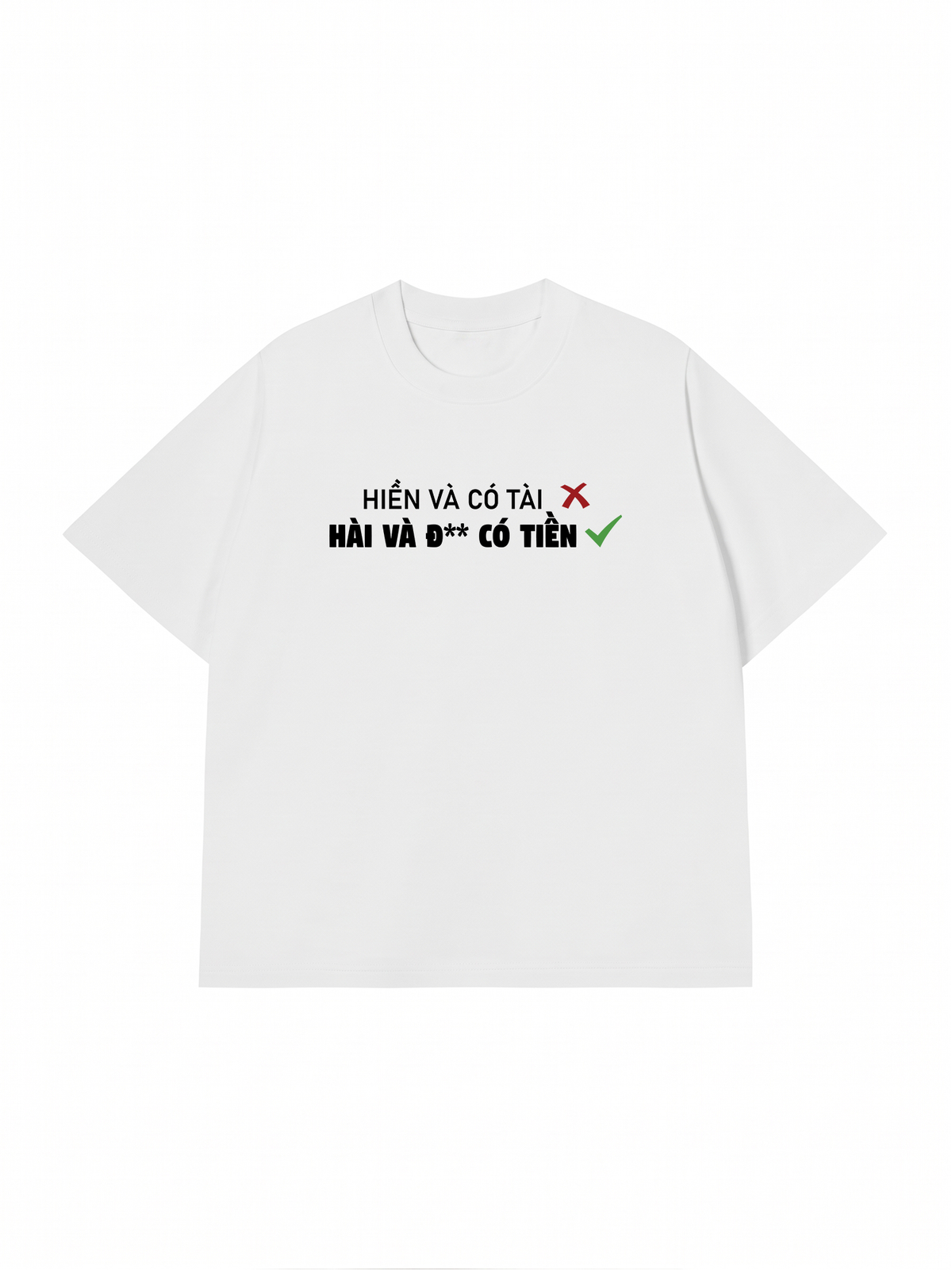 Áo Thun Relaxed Fit Hiền Và Có Tài