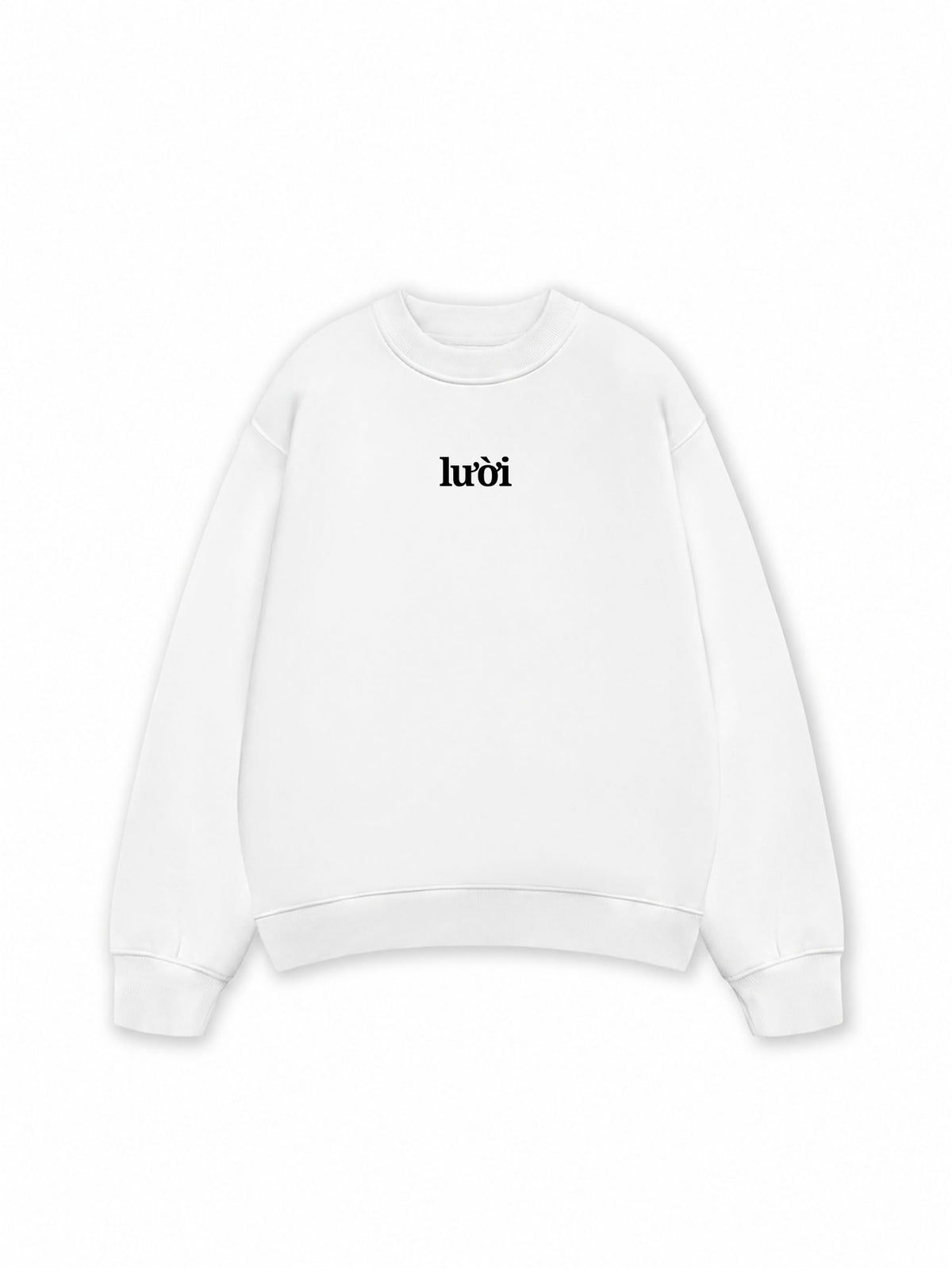 Áo Sweater Nỉ Hai Da Lười
