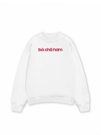 Áo Sweater Nỉ Hai Da Bà Chã Hơm