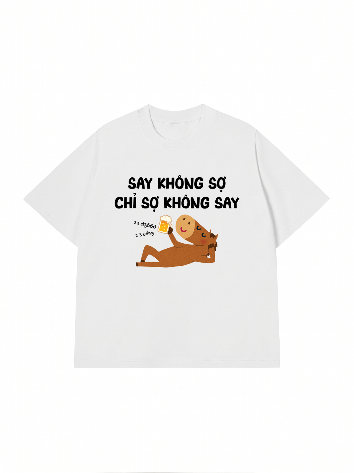 Áo Thun Relaxed Fit Say Không Sợ