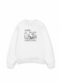 Áo Sweater Nỉ Hai Da I Saw A Dog