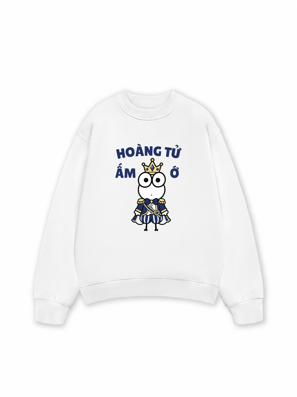 Áo Sweater Nỉ Hai Da Hoàng Tử Ấm Ớ