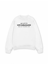 Áo Sweater Nỉ Hai Da Đại Sứ Thương Vợ