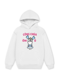 Áo Hoodie Nỉ Hai Da Công Chúa Ỡm Ờ