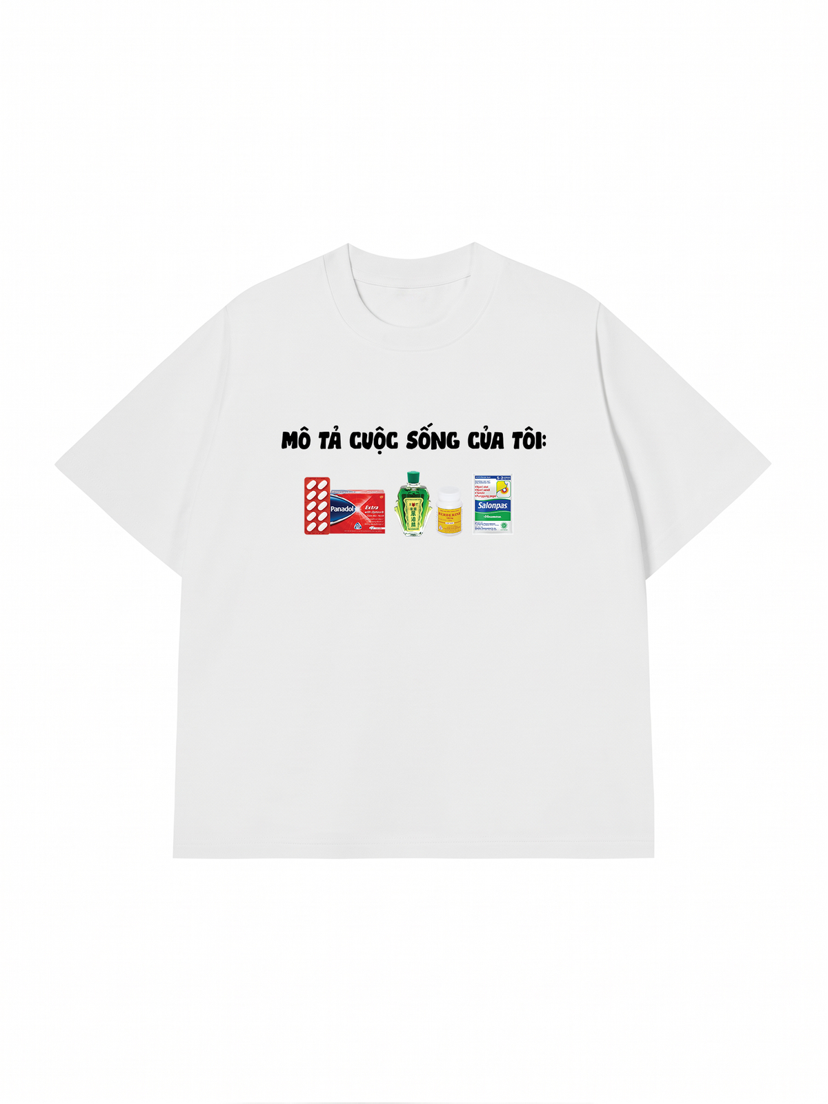 Áo Thun Relaxed Fit Mô Tả Cuộc Sống Của Tôi