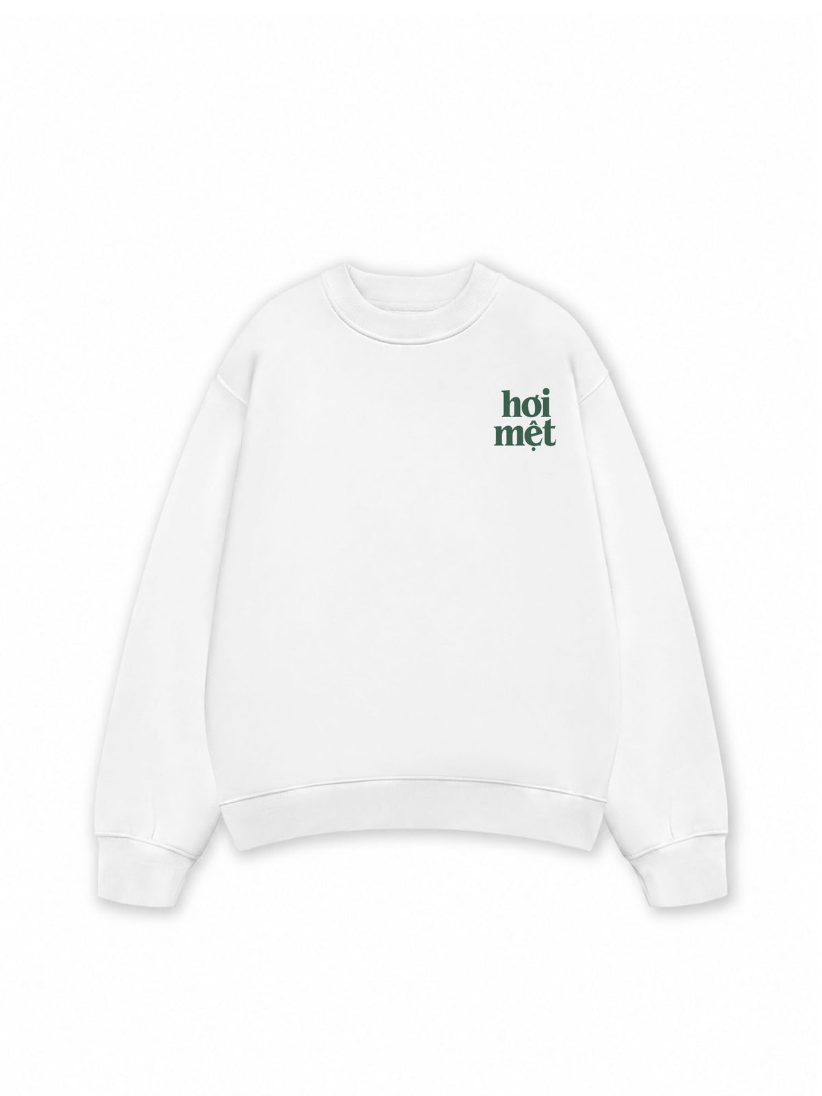 Áo Sweater Nỉ Hai Da Monday Pilates & Matcha