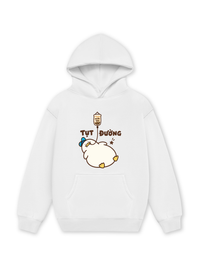 Áo Hoodie Nỉ Hai Da Tụt Đường