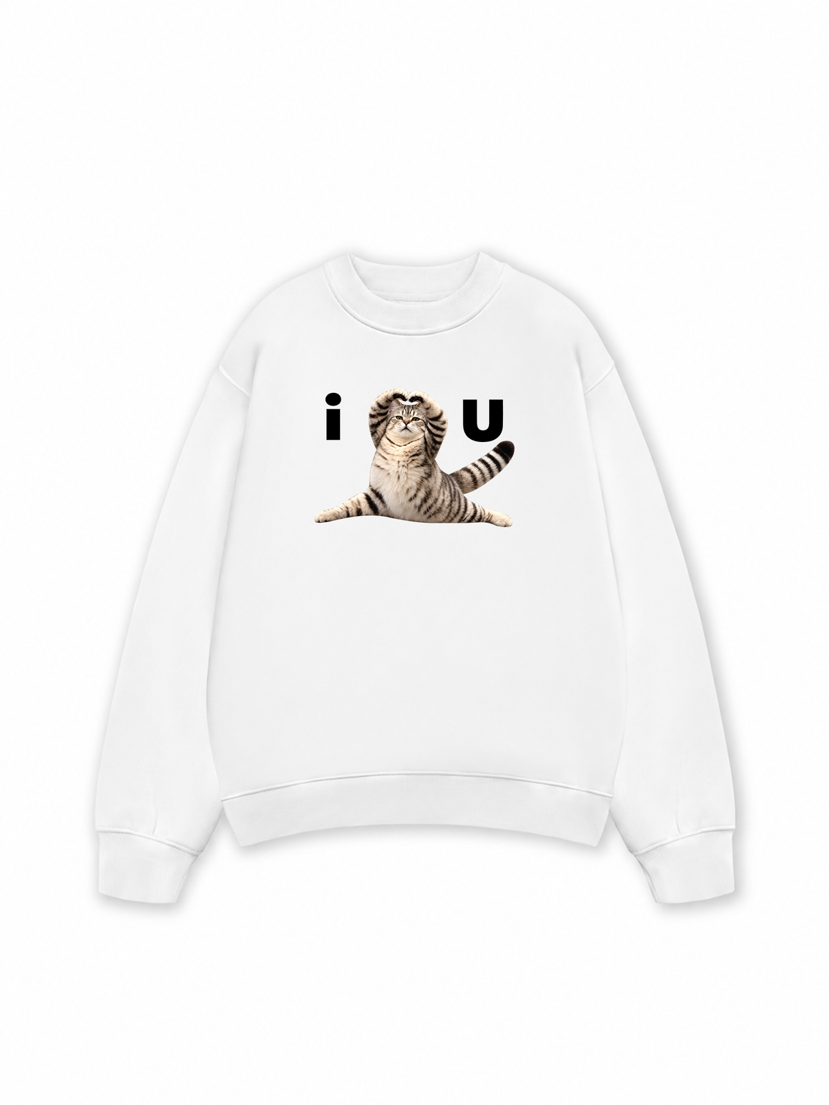 Áo Sweater Nỉ Hai Da I Love You