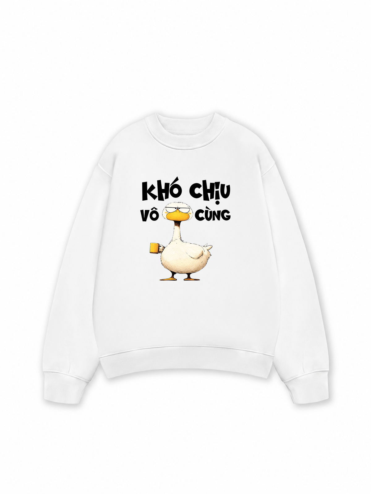 Áo Sweater Nỉ Hai Da Khó Chịu Vô Cùng