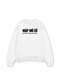 Áo Sweater Nỉ Hai Da Mập Mờ Cũ