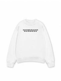Áo Sweater Nỉ Hai Da Cho Anh Order Cốc Bia