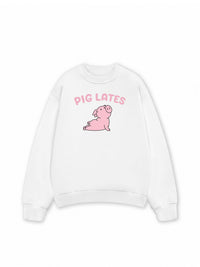 Áo Sweater Nỉ Hai Da Piglates