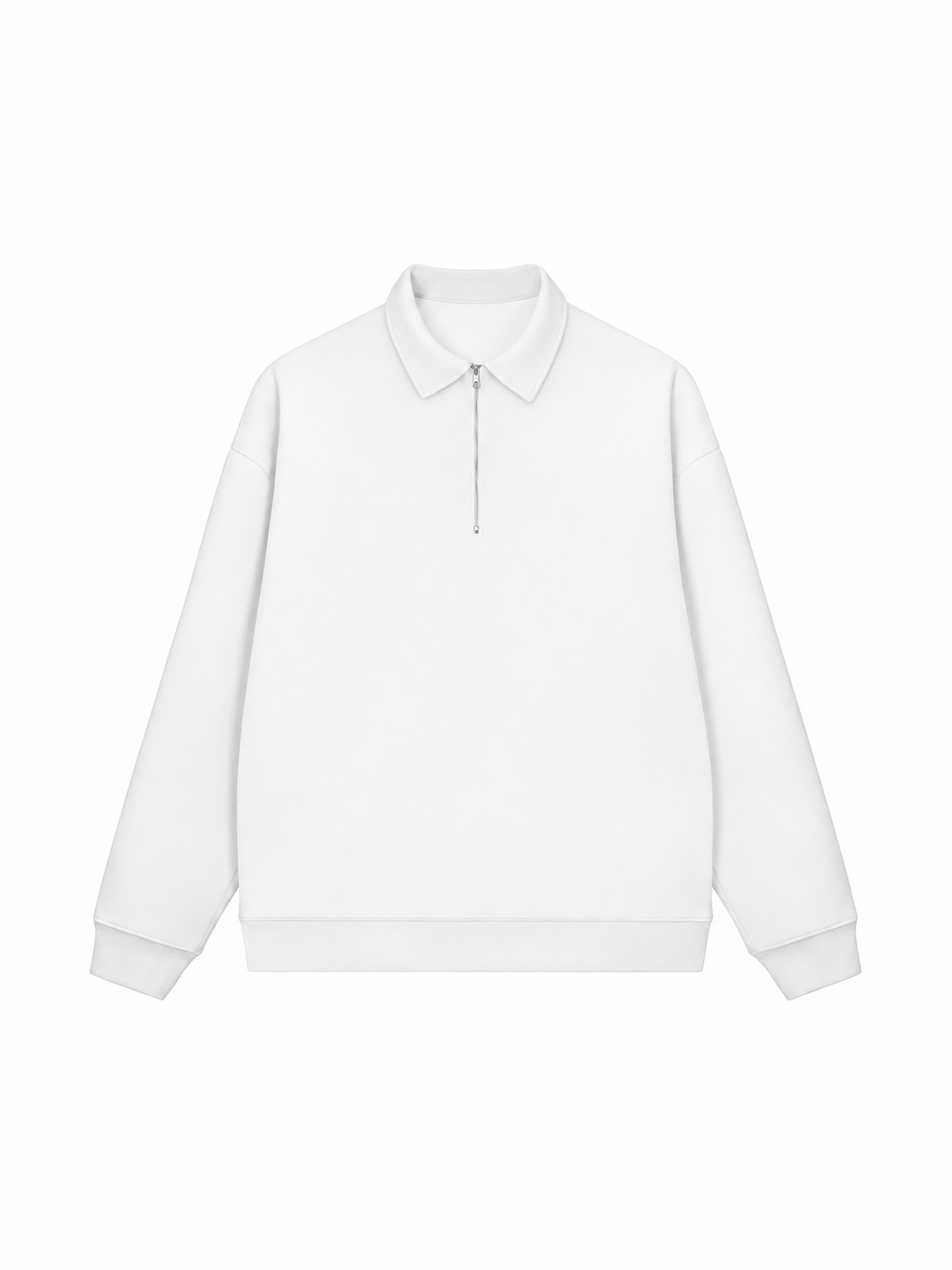 Áo Sweater Polo Nỉ Hai Da Hơi Mệt Basic
