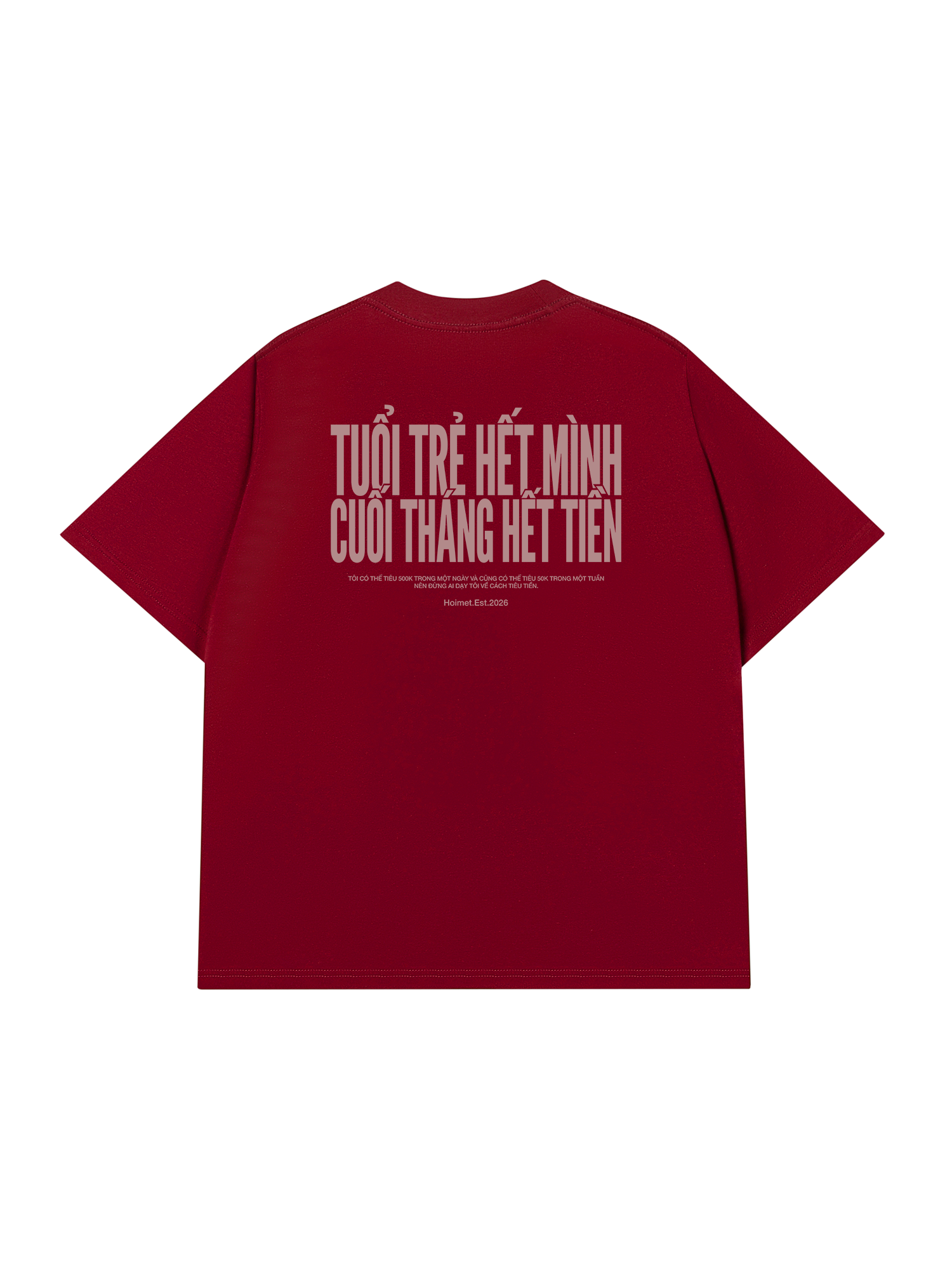Áo Thun Relaxed Fit Tuổi Trẻ Hết Mình