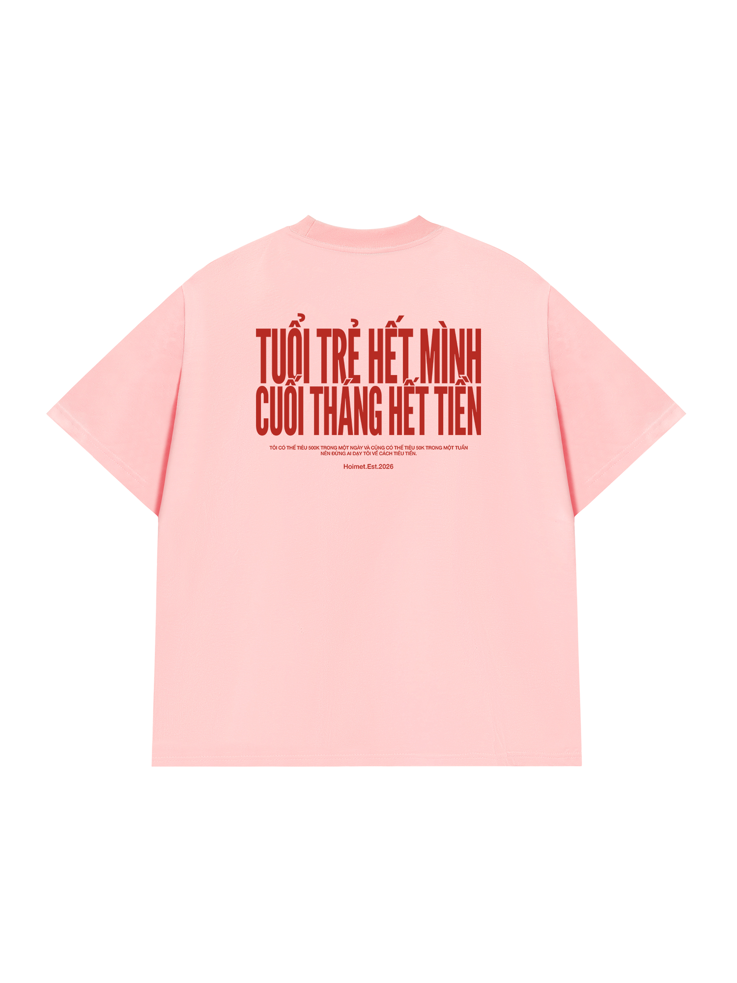 Áo Thun Relaxed Fit Tuổi Trẻ Hết Mình