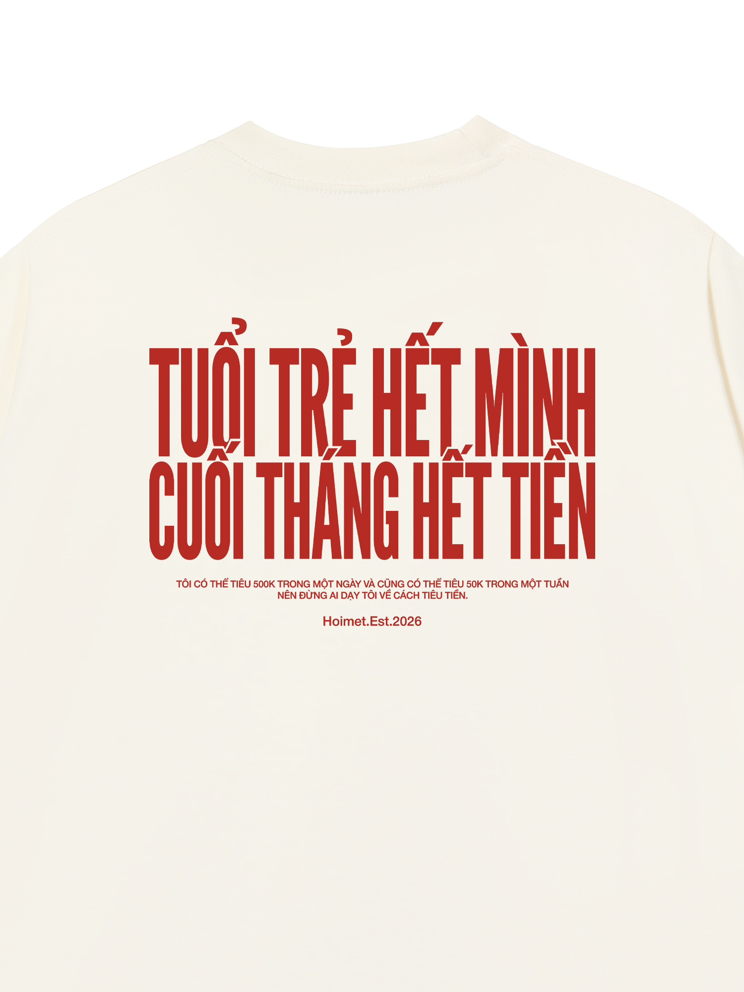 Áo Thun Relaxed Fit Tuổi Trẻ Hết Mình