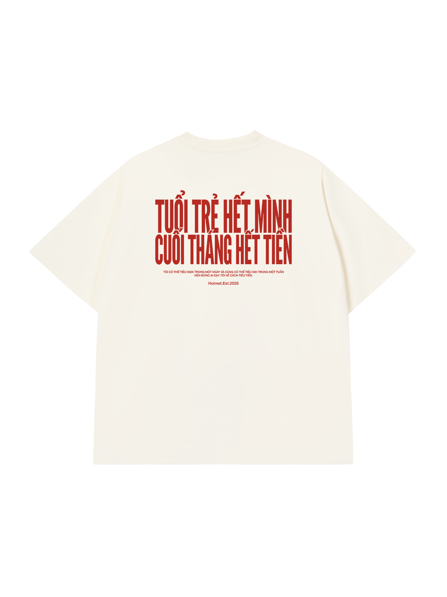 Áo Thun Relaxed Fit Tuổi Trẻ Hết Mình