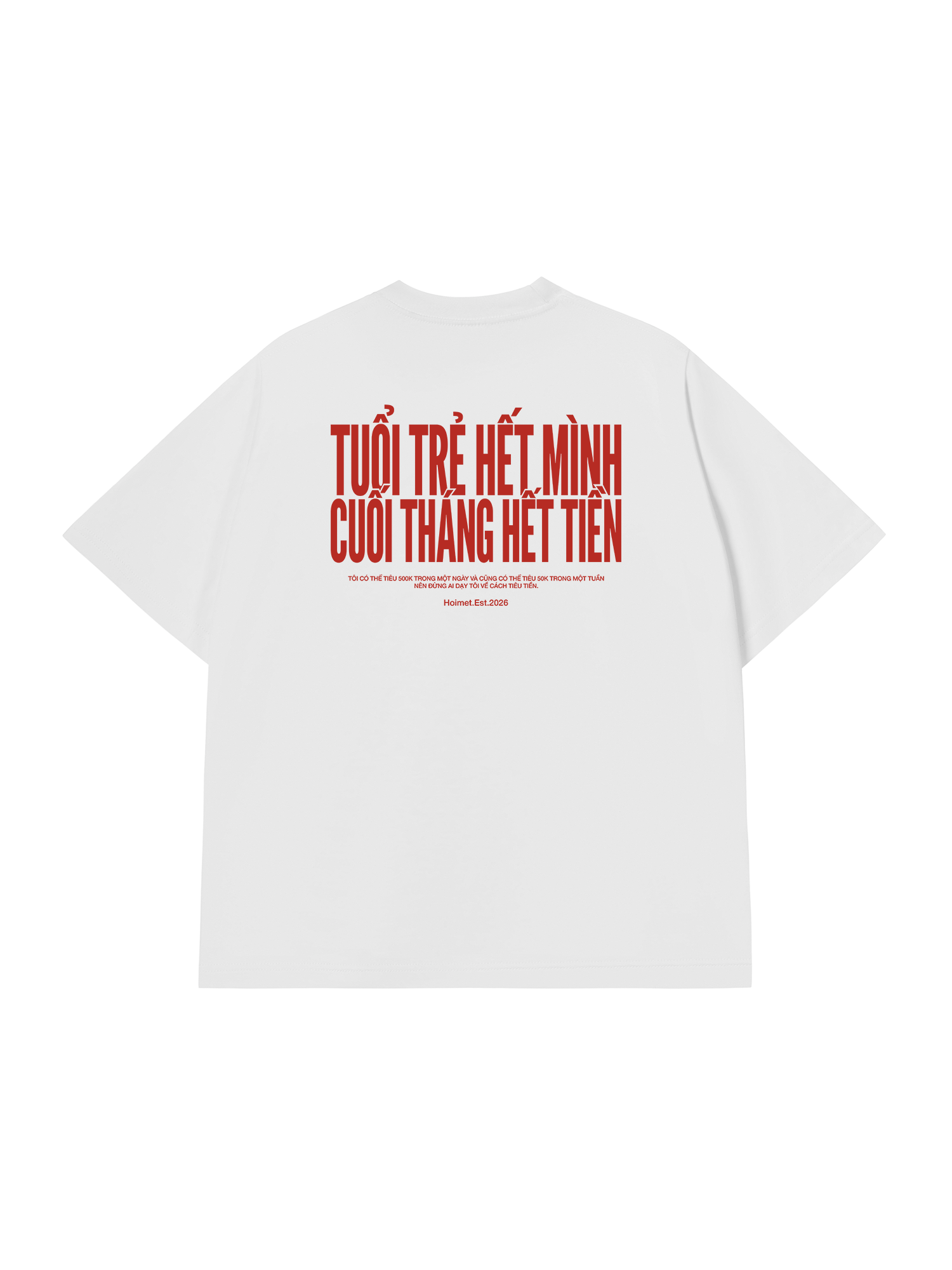 Áo Thun Relaxed Fit Tuổi Trẻ Hết Mình